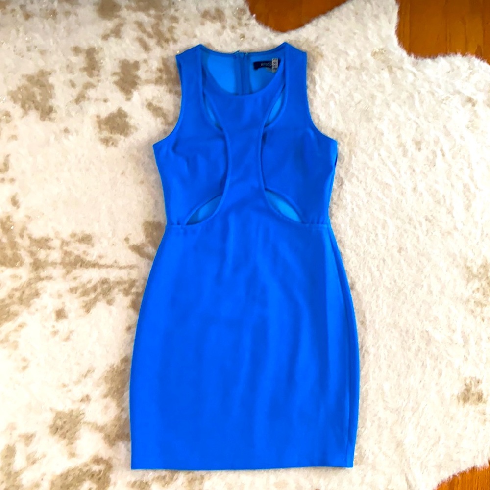 ANGL bright blue cocktail dress